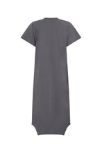 Asymmetric Tee Dress Anthracite