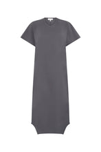 Asymmetric Tee Dress Anthracite