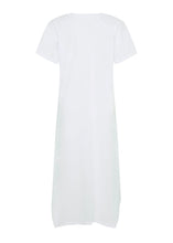 Asymmetric Tee Dress White