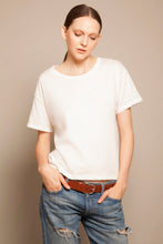 Short Boyfriend Tee Daylight White